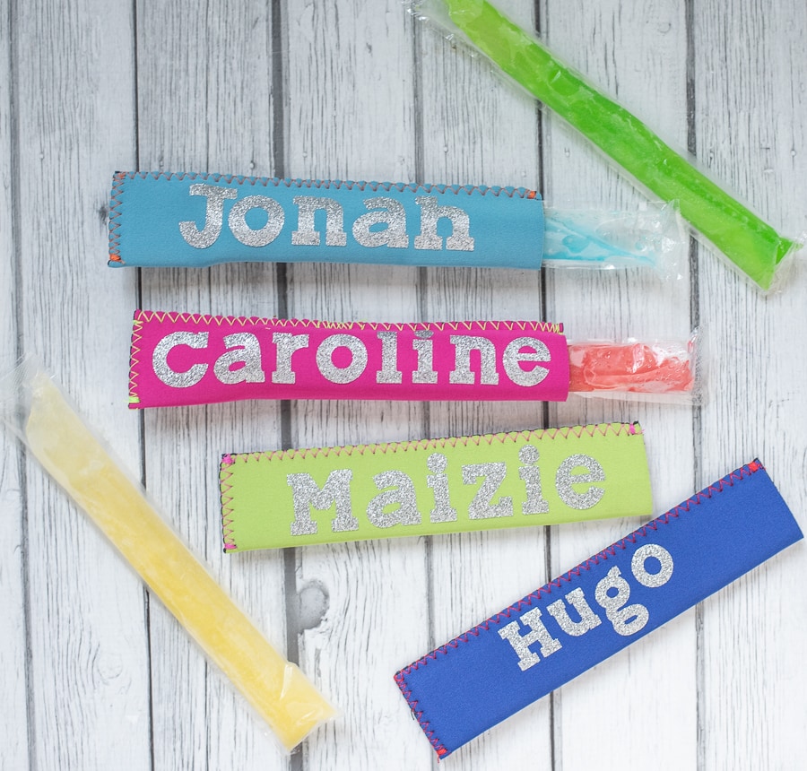 5 Things I love About my Cricut - Personalized Ice Pop Koozie