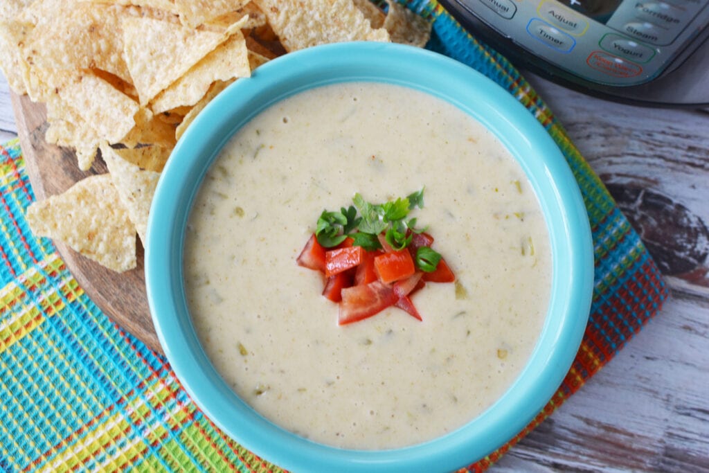 Instant Pot Queso is a great Pressure Cooker Appetizer Recipe