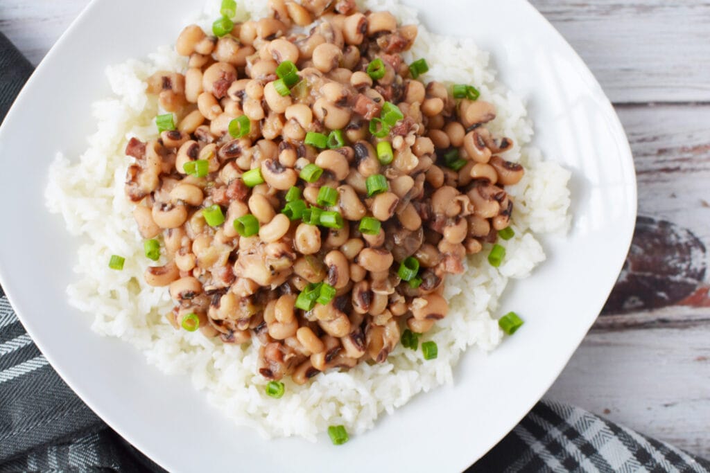Instant Pot Hoppin' John Soup is a classic southern dish on New Years.