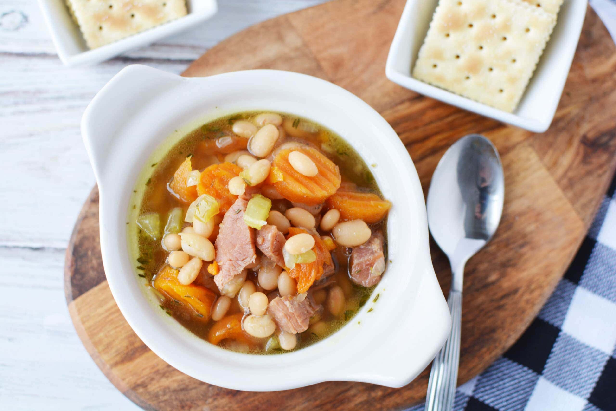 Instant pot ham online bean soup