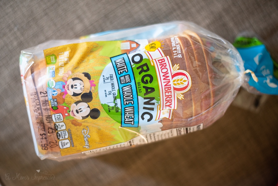 a loaf of Brownberry Disney Bread