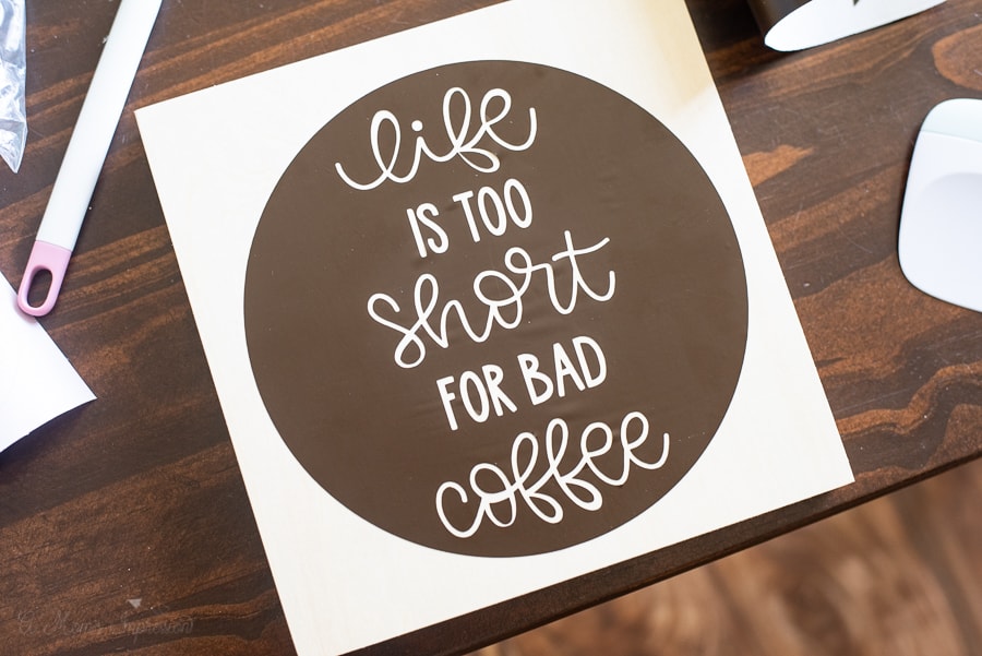 life is too short for bad coffee sign