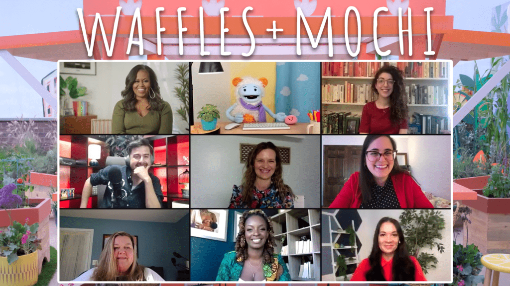 michelle obama interview with waffles and mochi and parenting bloggers