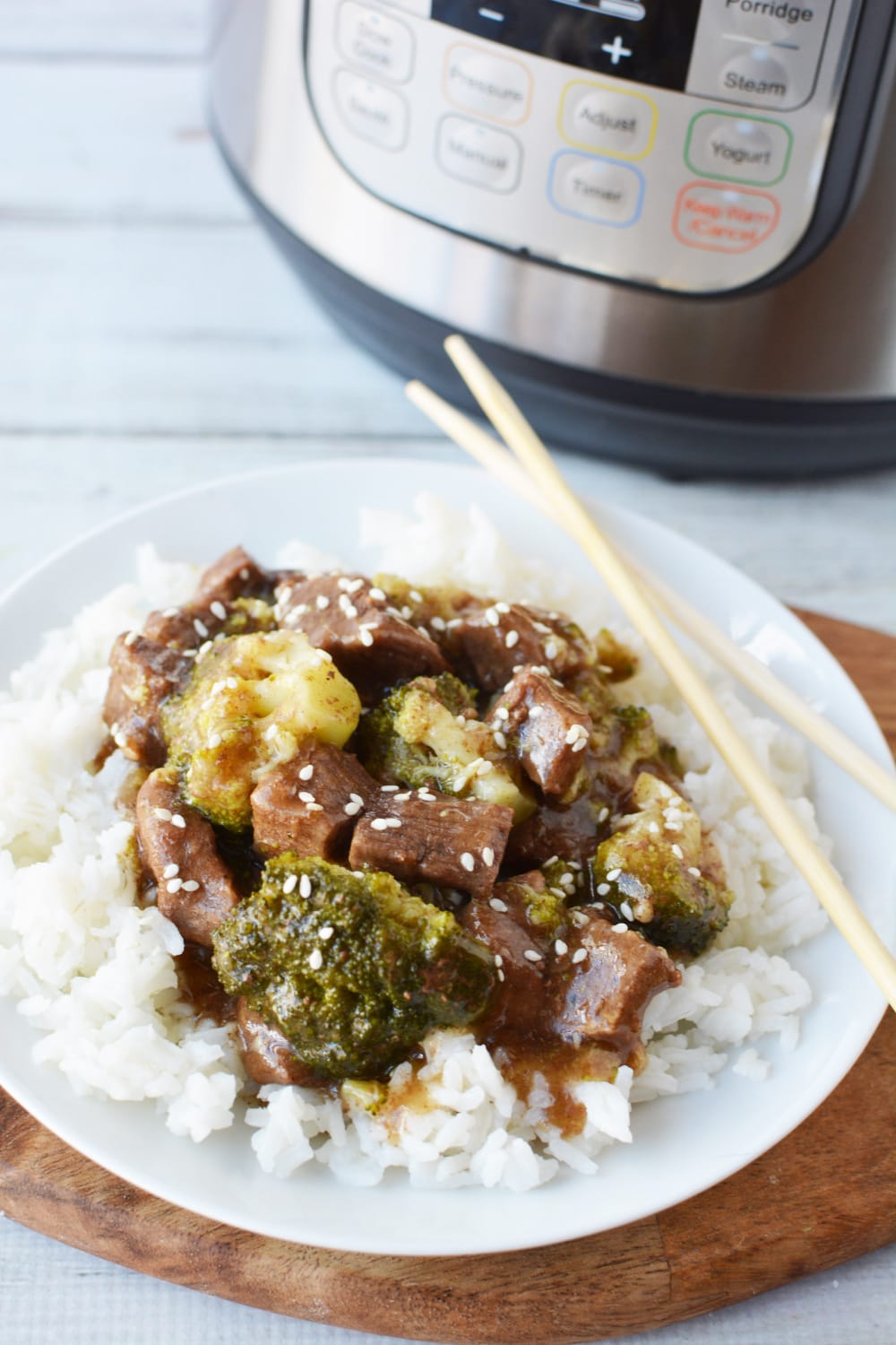 Korean beef and broccoli instant online pot