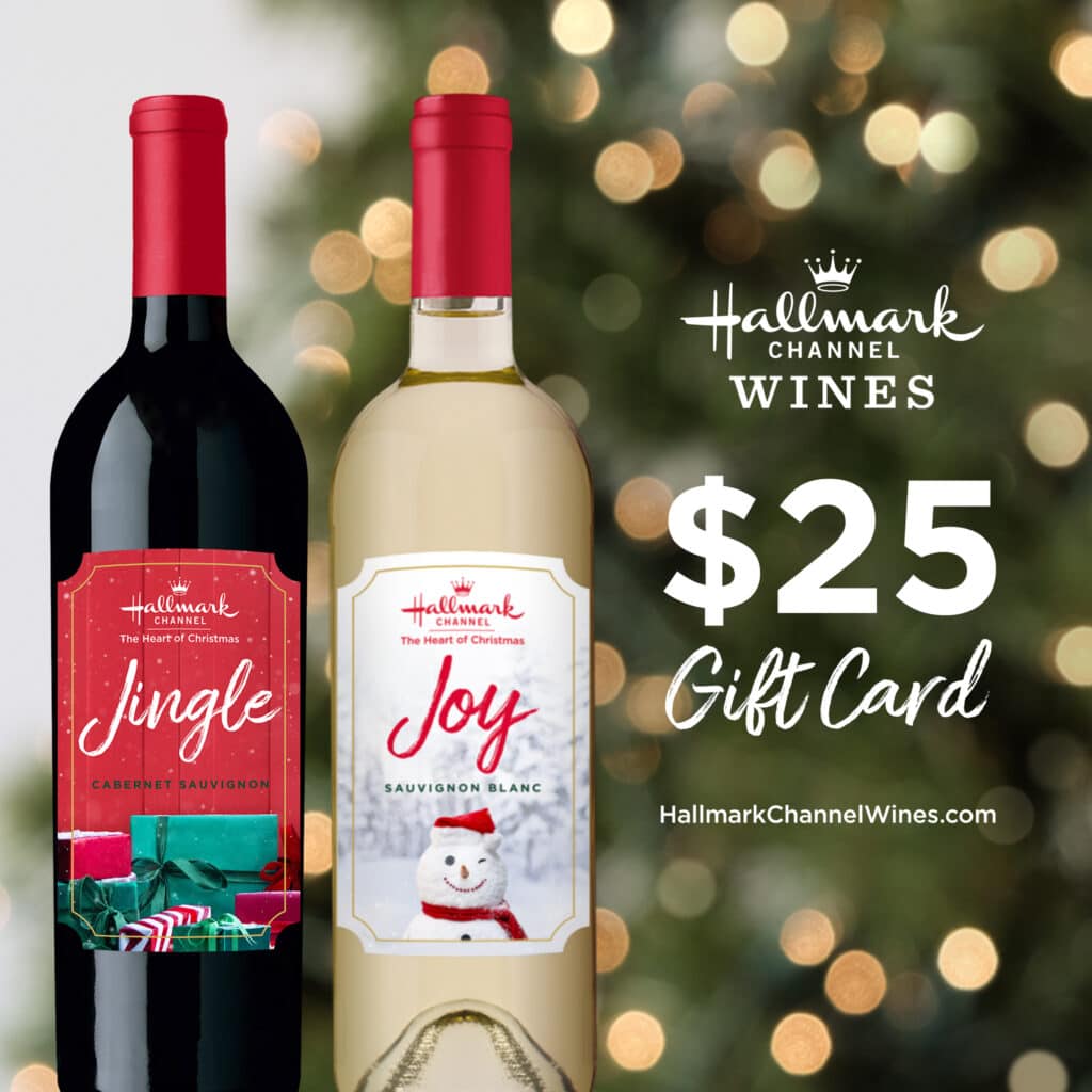 hallmark wines bottles with $25 gift card