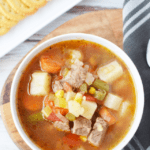 Instant Pot Vegetable Beef Soup Cover Image
