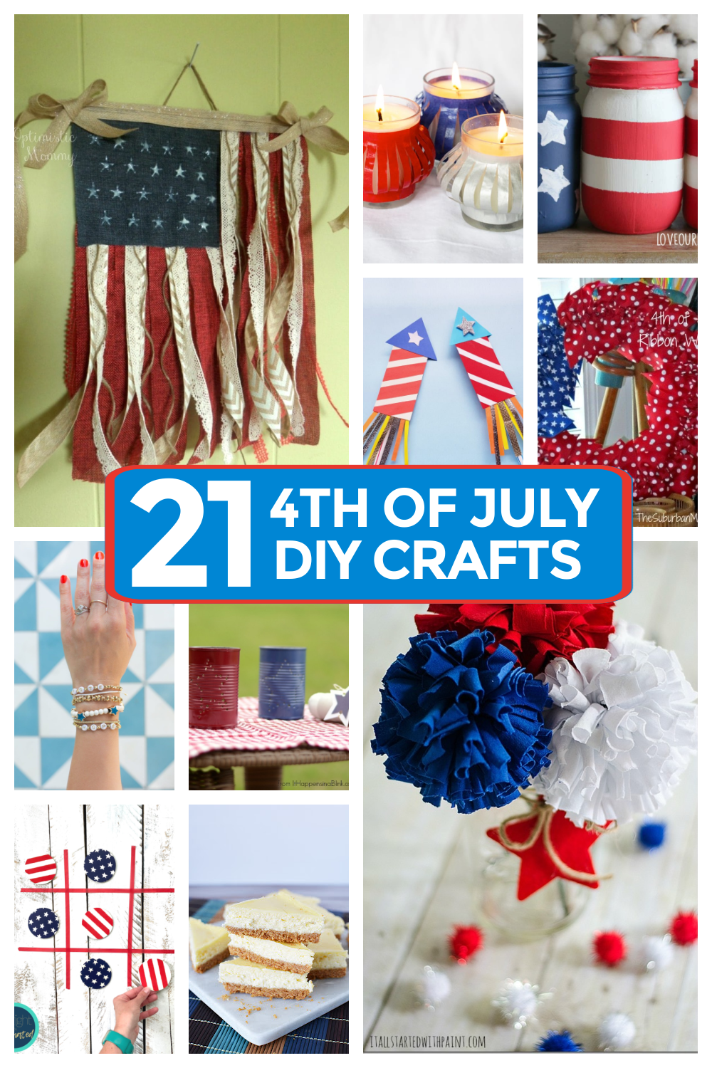 DIY 4TH OF JULY TISSUE PAPER GARLAND